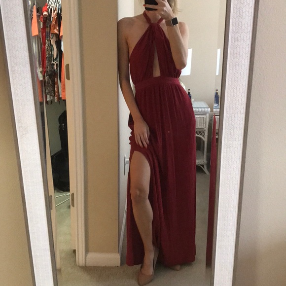 Impressions Dresses & Skirts - Formal dress with slits and cut out